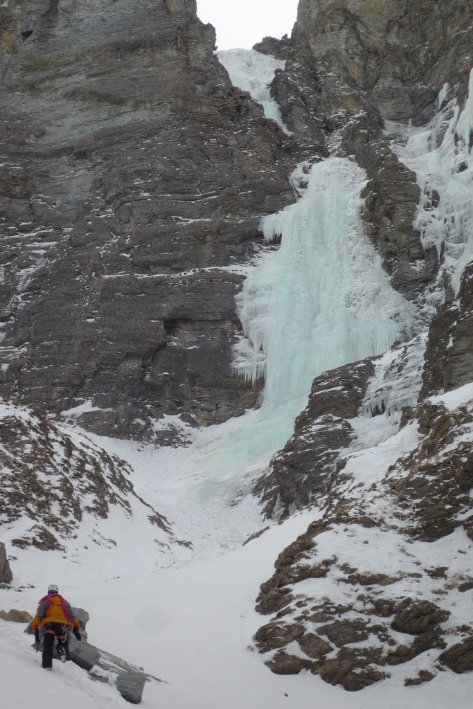 Vercors - Pas de l'Aiguille - Le premier mur est bien raide
