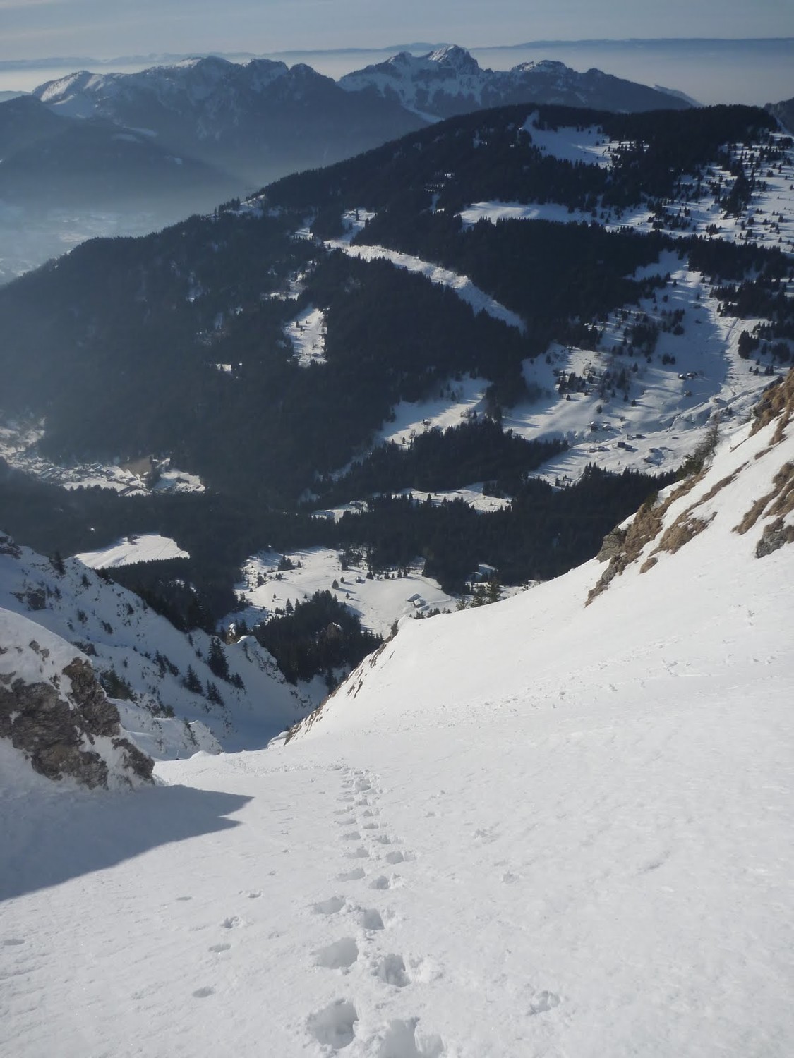 Couloir partie supérieure