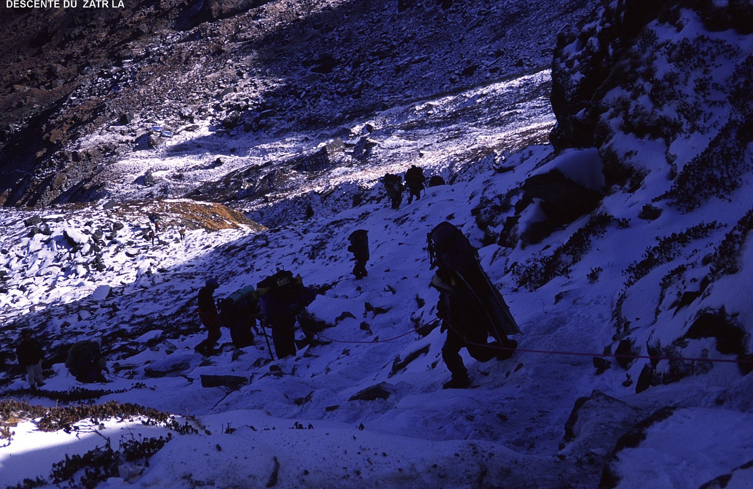 Descente du Zatr La