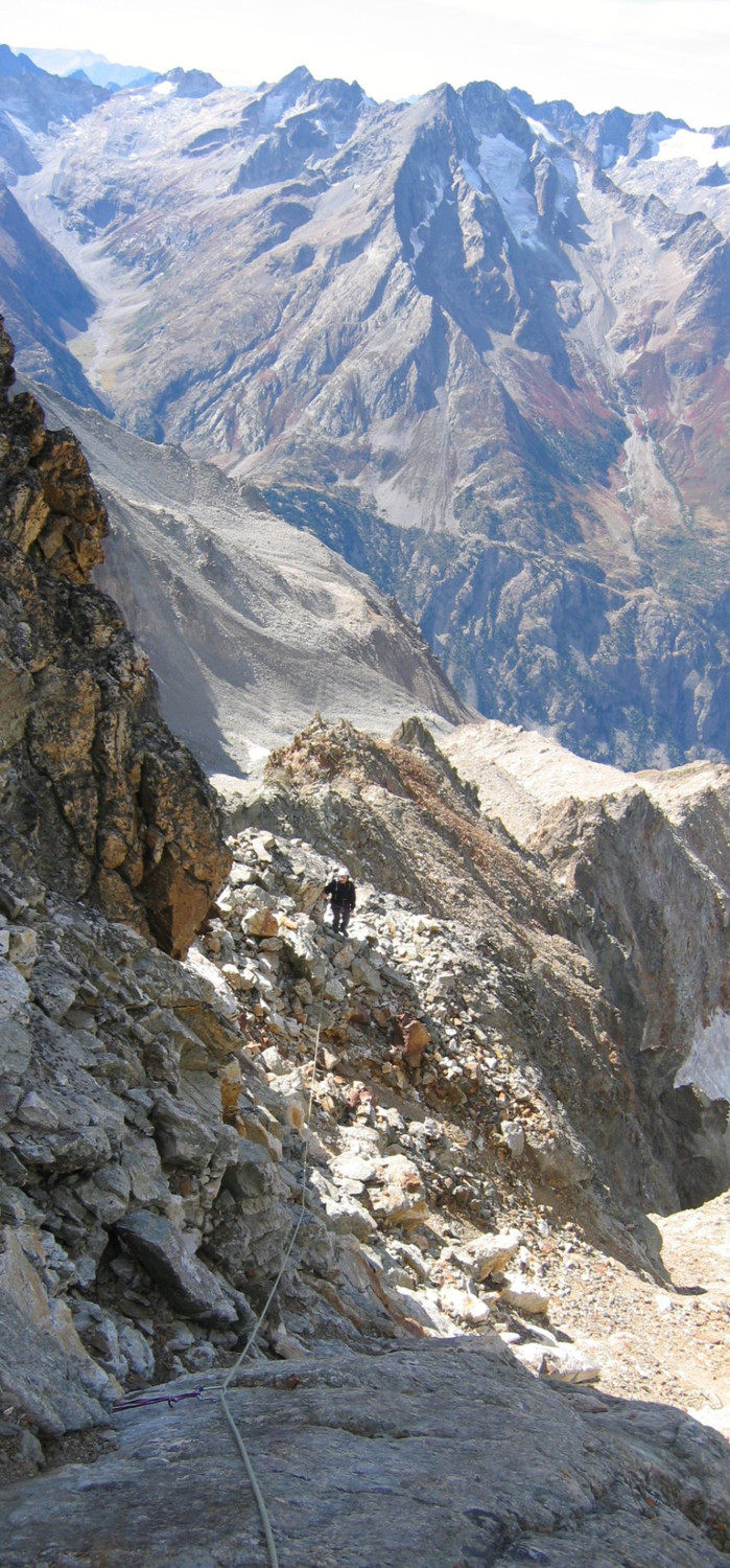 Montée à l'aiguille du Plat de la Selle