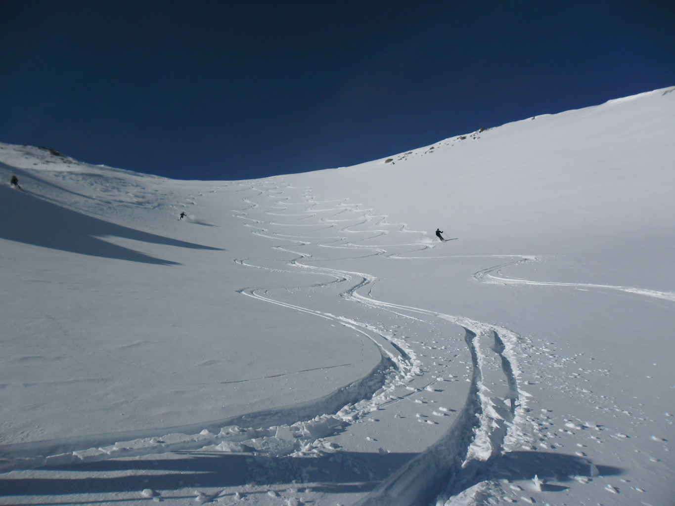 Dans la descente.