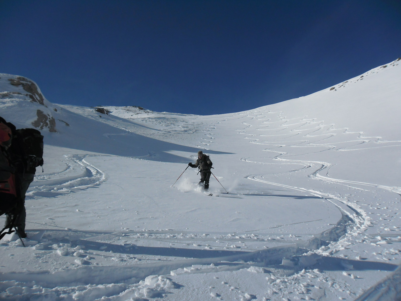 Dans la descente.