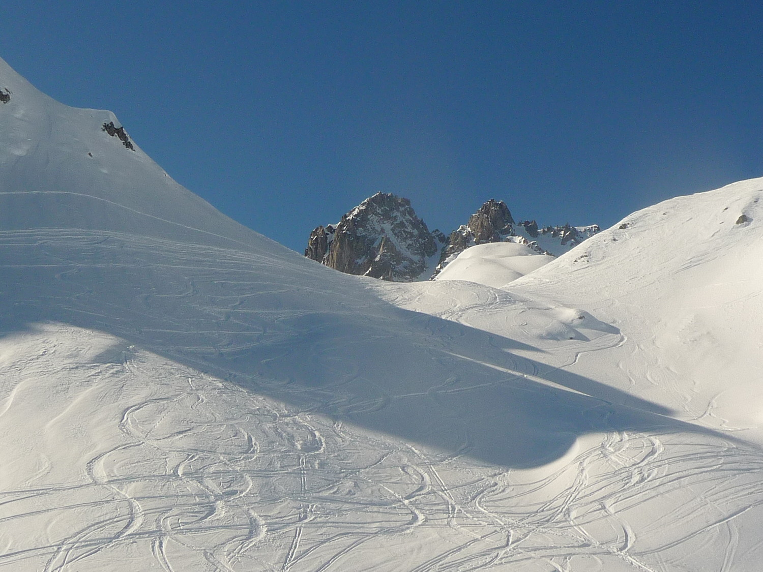 Arrivée au col de l'aiguillon