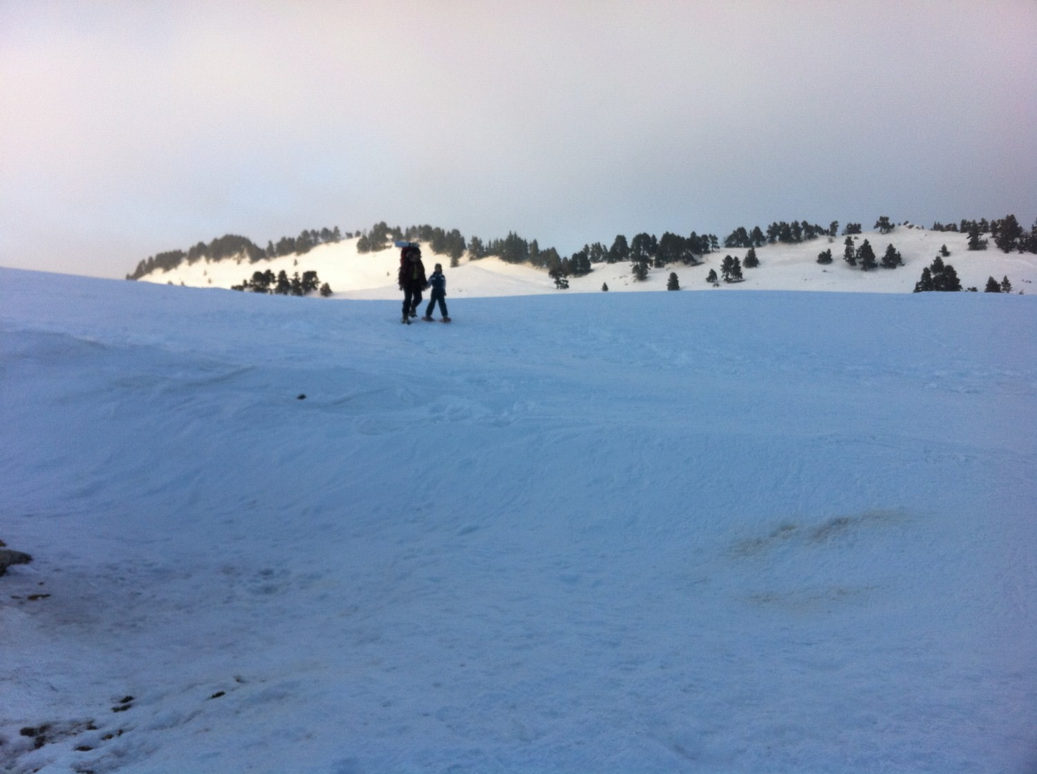Arrivée à à la Cabane d'Essaure