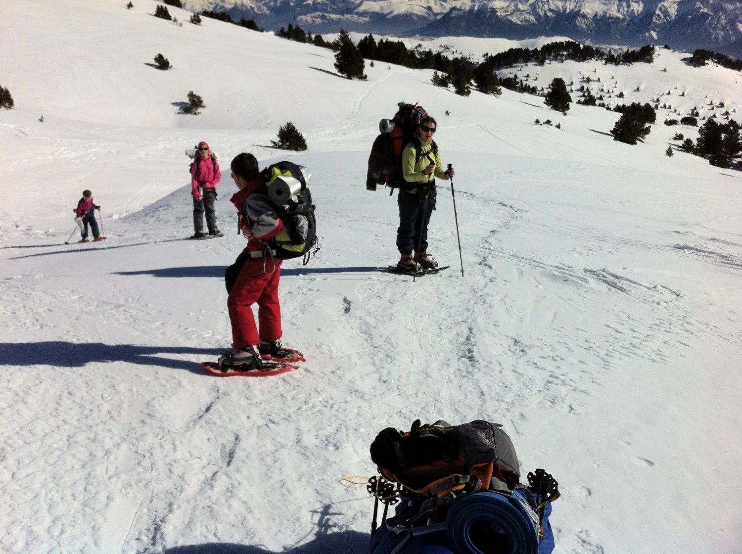Un peu avant le Col du Greuson, entre Essaure et Chamailloux