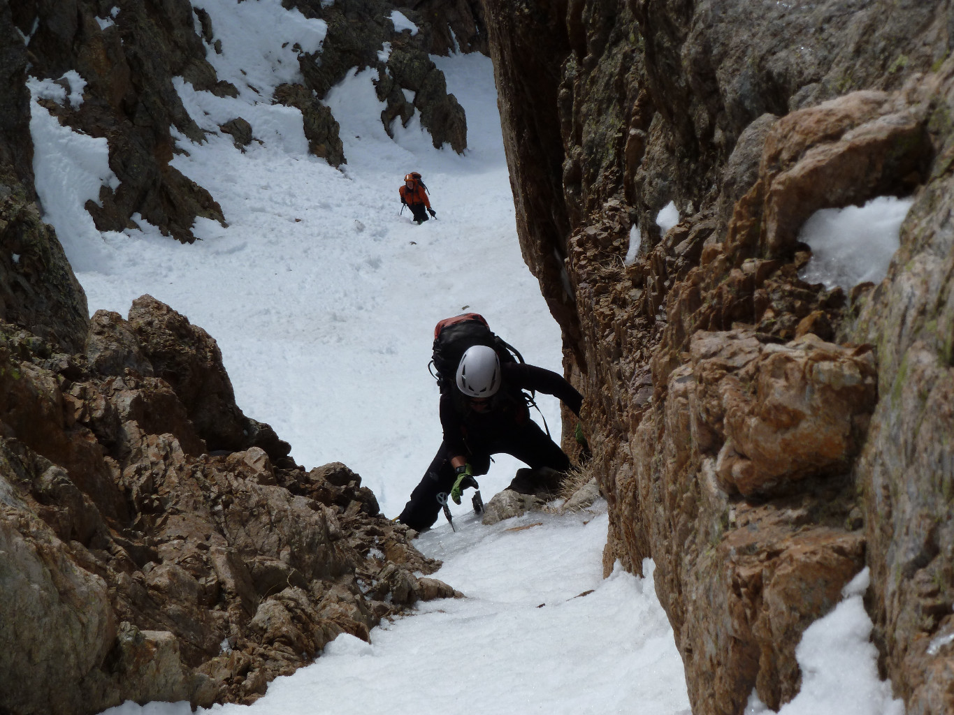 Dans le passage en mixte.