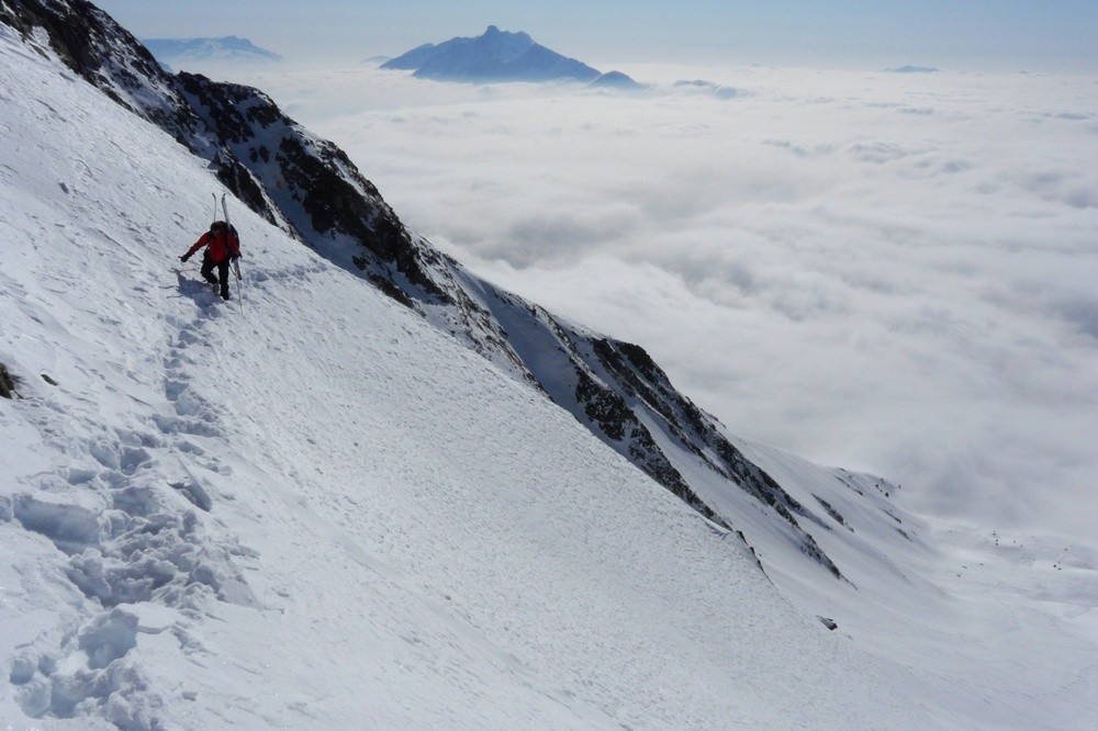 Petite traversée avant de rejoindre la crête