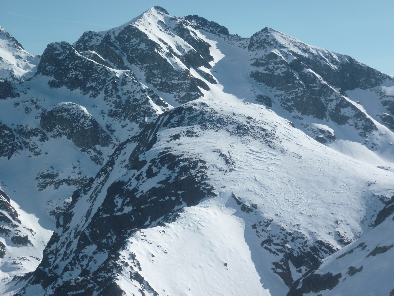 Galeteau bien rapé et combe W de la Grande Lauzière bien garnie