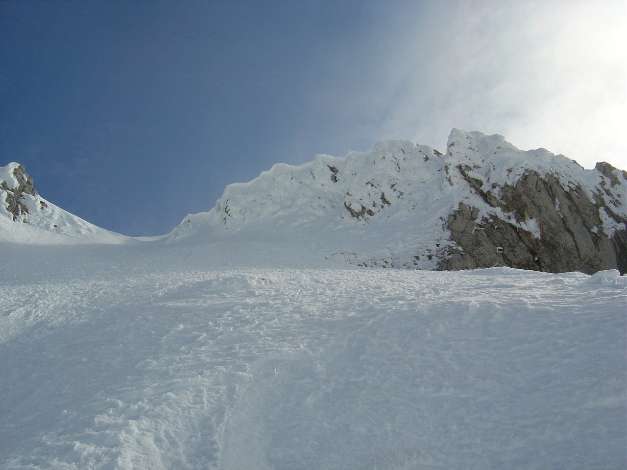 Haut du Sérauquin pour rejoindre l'arête