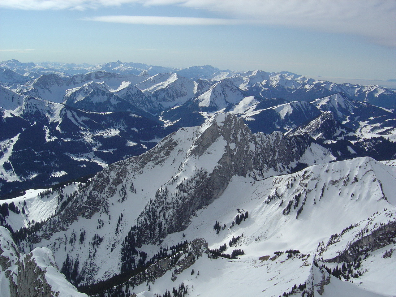 Mont Chauffé et son couloir