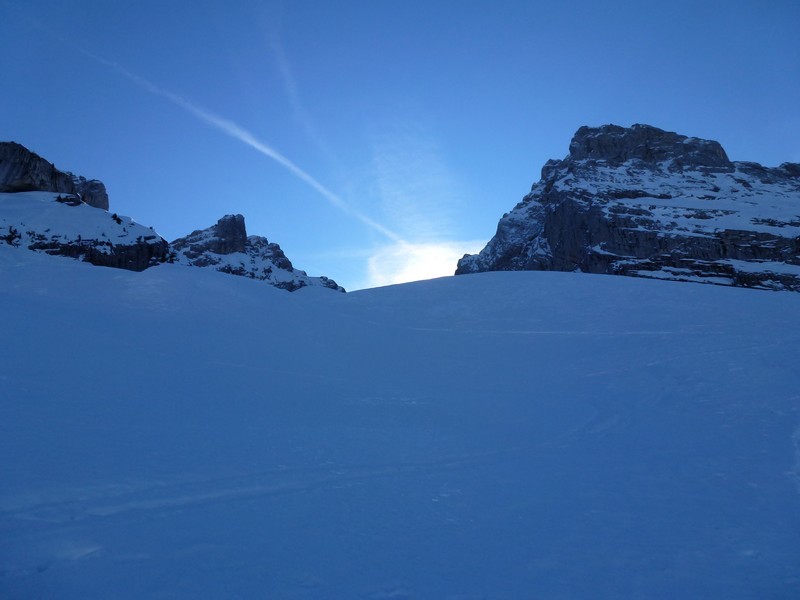 Dans la combe du Charvet