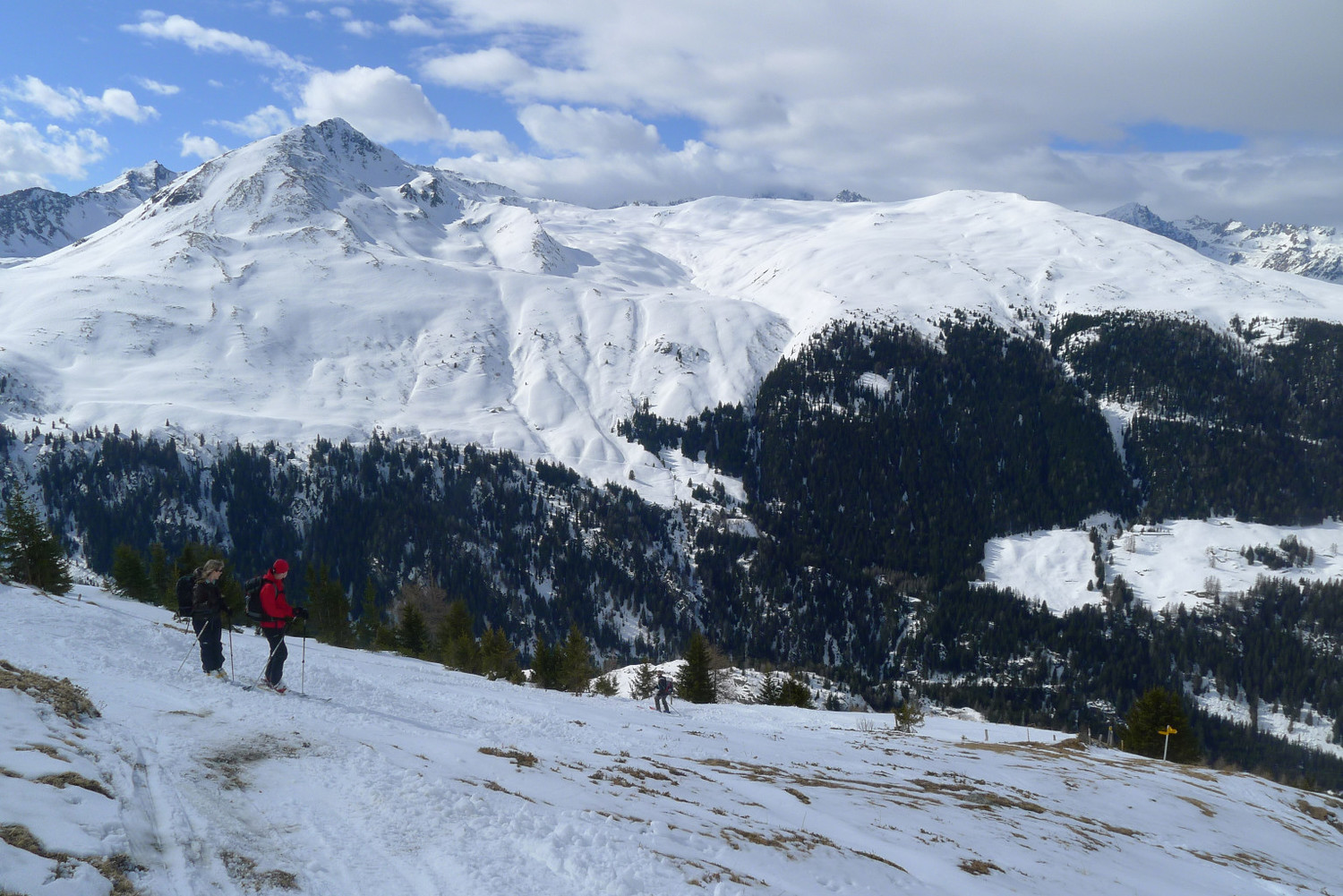 Sous Challand, peu de neige