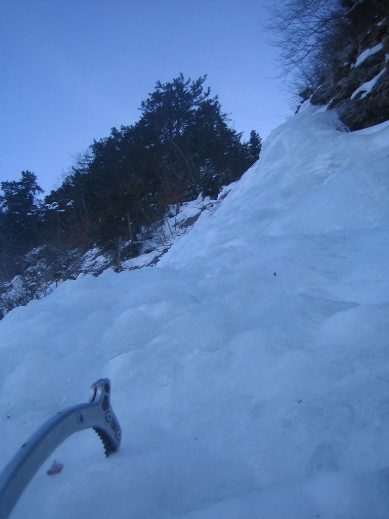 La fin de la partie en glace