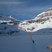 Itinéraire d'accès à la Lämmerenhütte