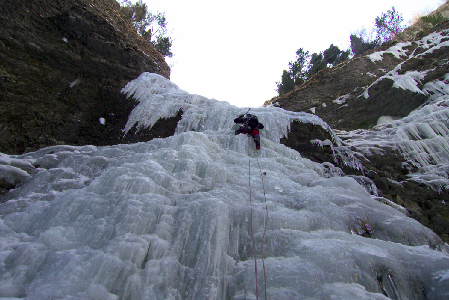 La Gorge, première longueur