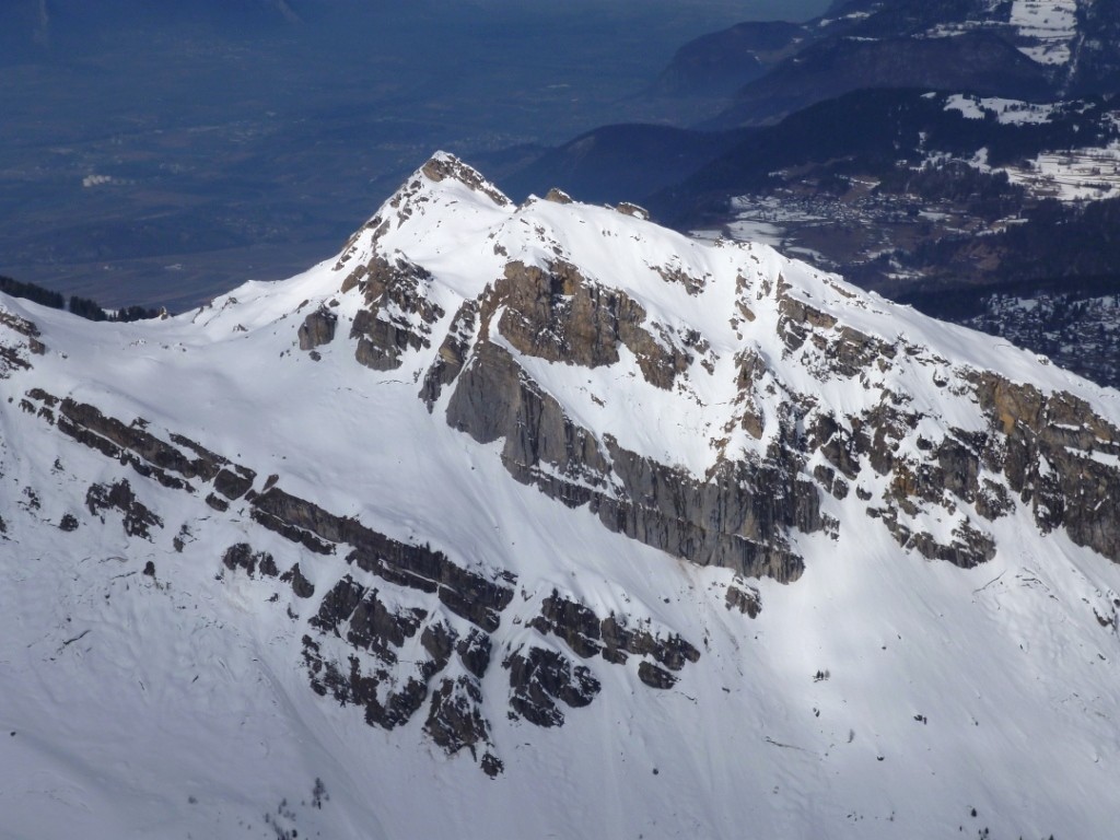 Pointe des Savolaires vue de la pointe d'Aufalle