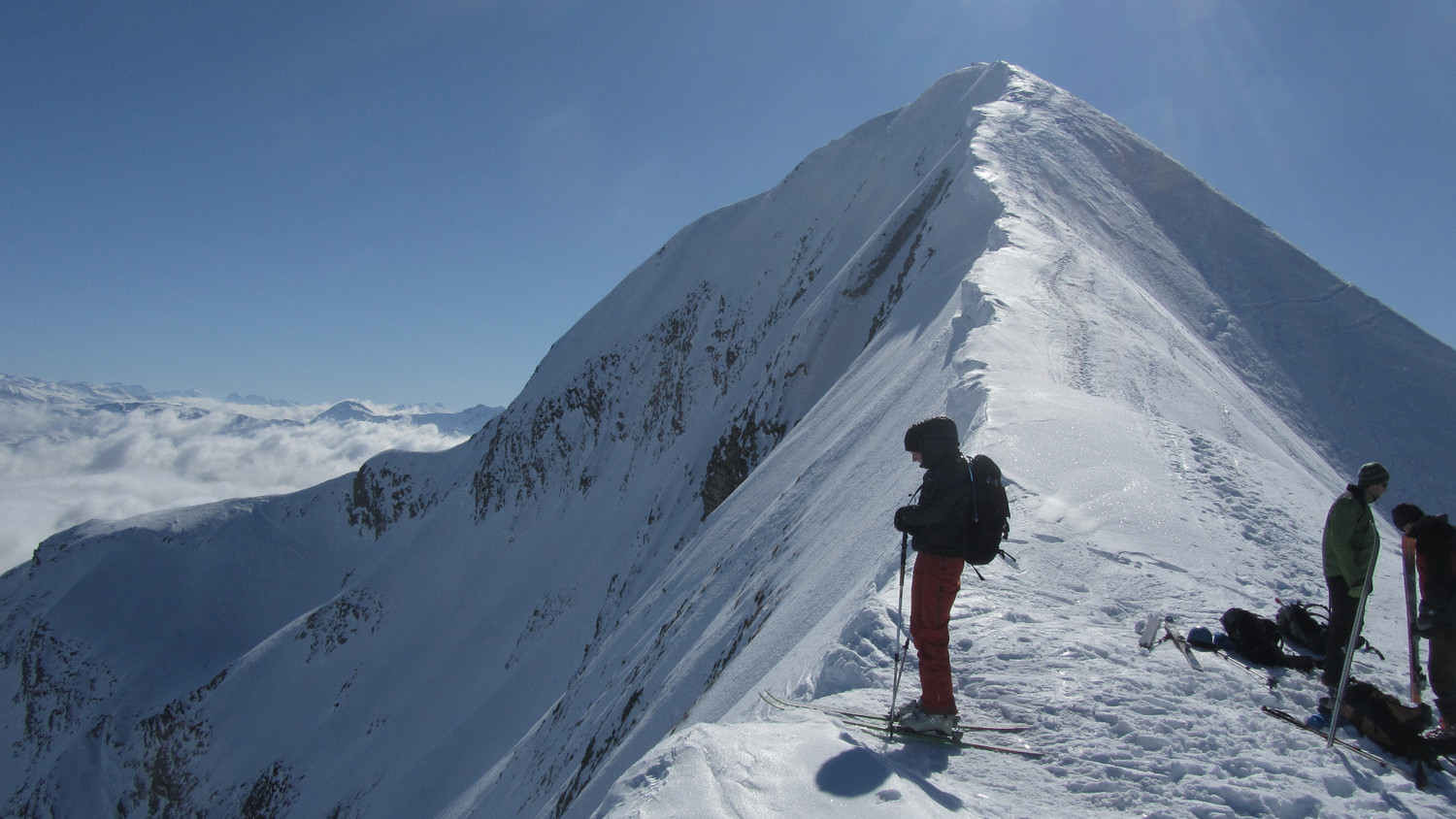 Vue sur la face NE