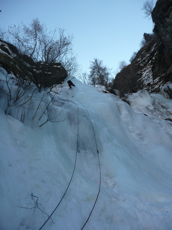 Les Chamois Volants, dernière longueur.