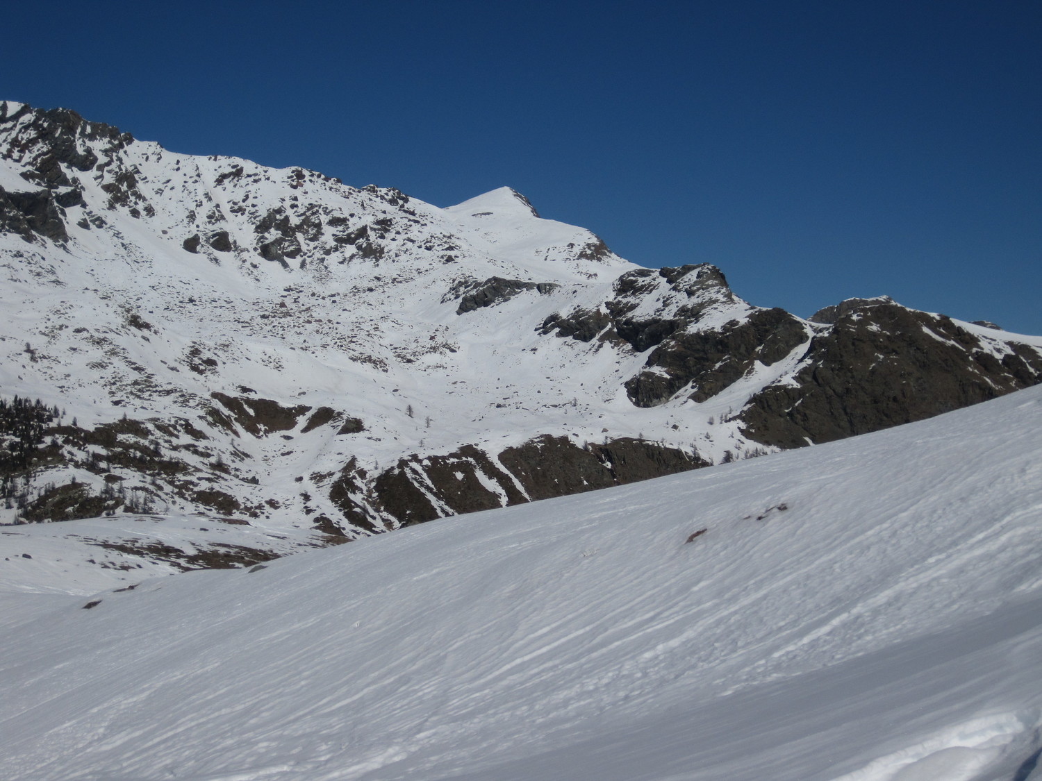 La cima risalendo verso Cimetta Rossa