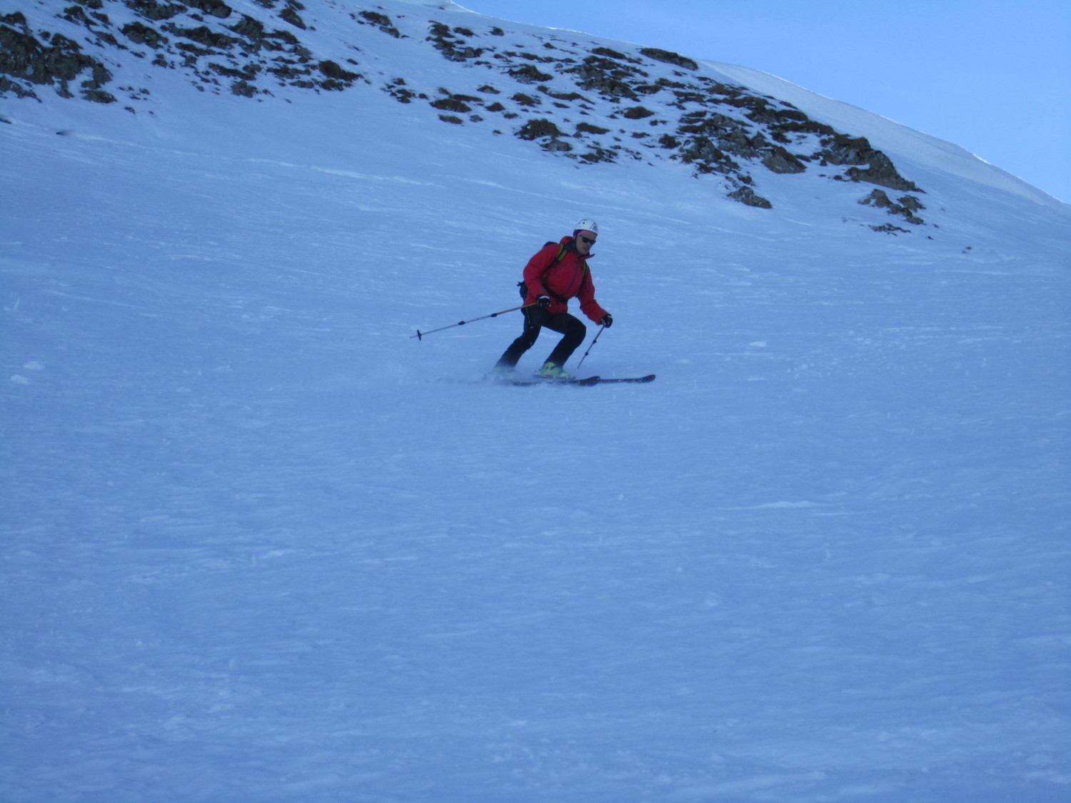 La descente aujourd'hui.