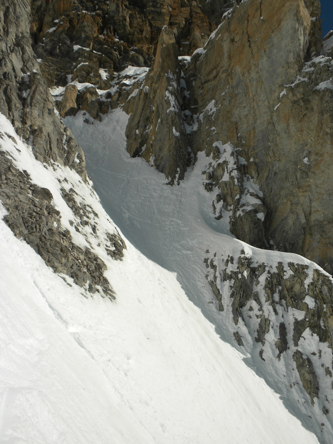 La sortie du couloir en S