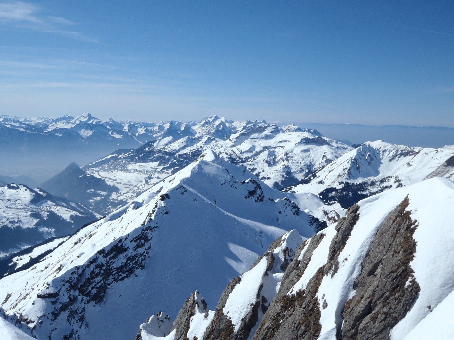au sommet