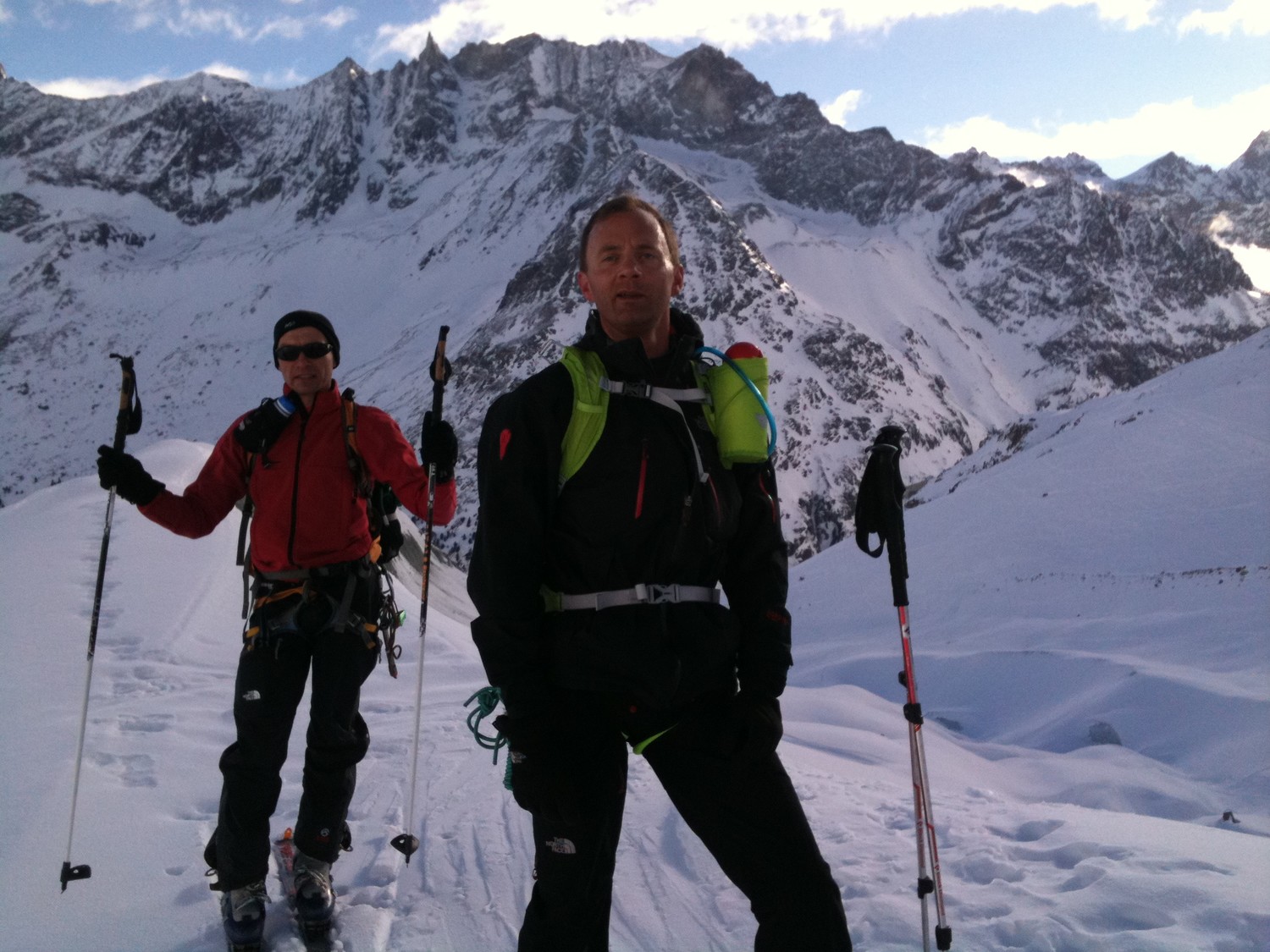 Benoît et Tanguy au pas de Chèvres