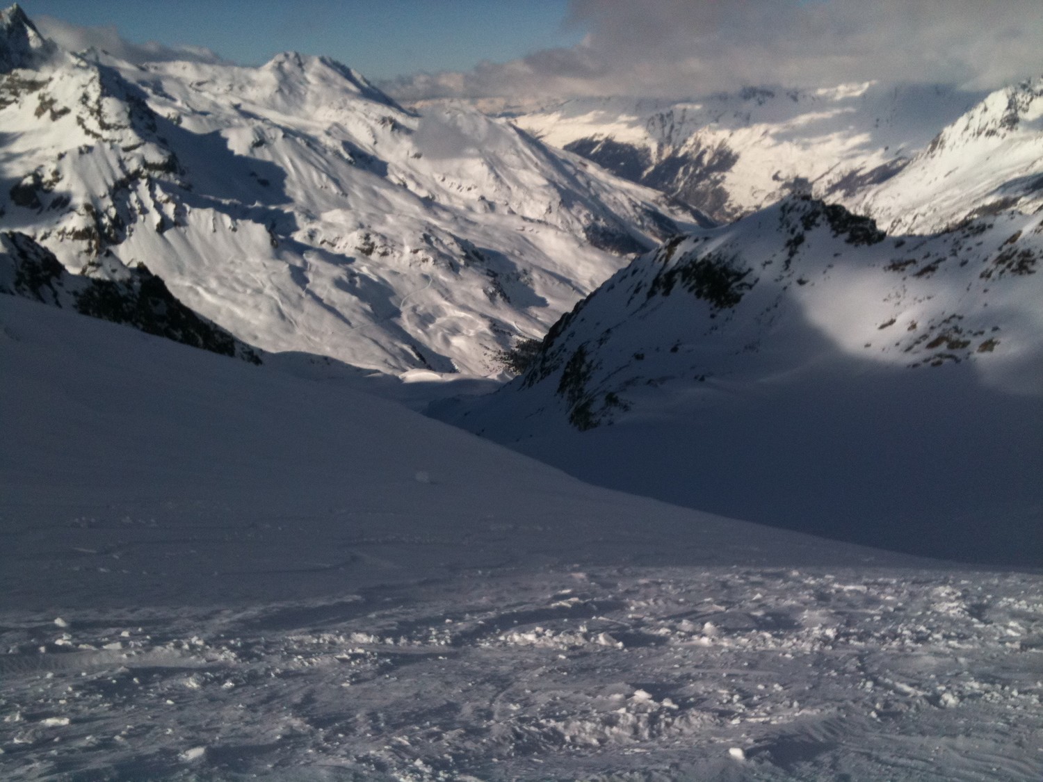 Descente depuis les Vignettes