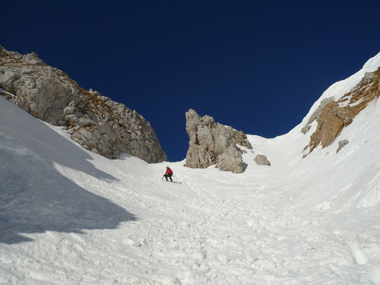 couloir de descente
