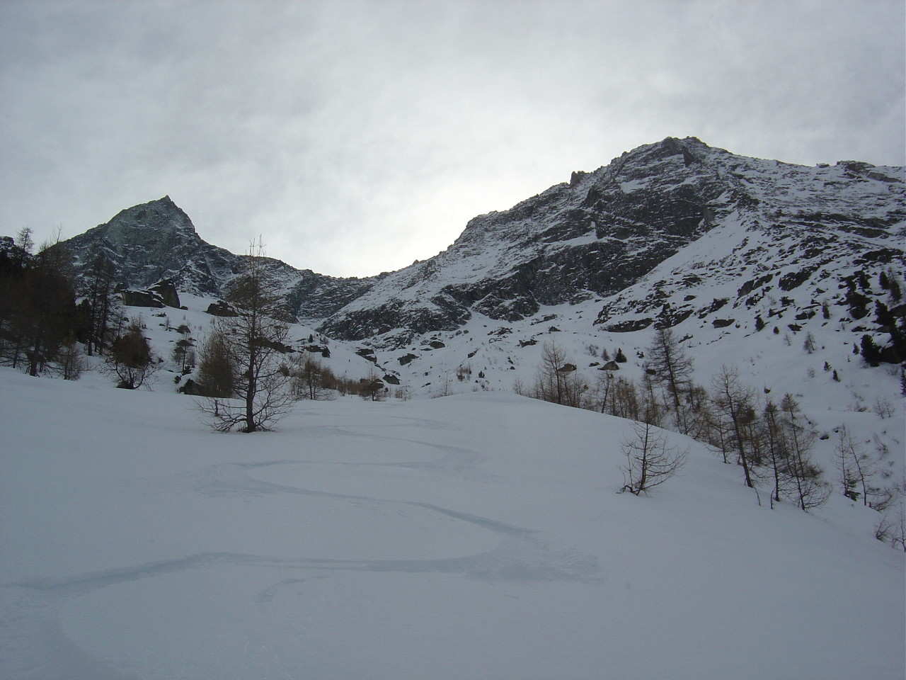 Col de Tsarmine tout là-haut