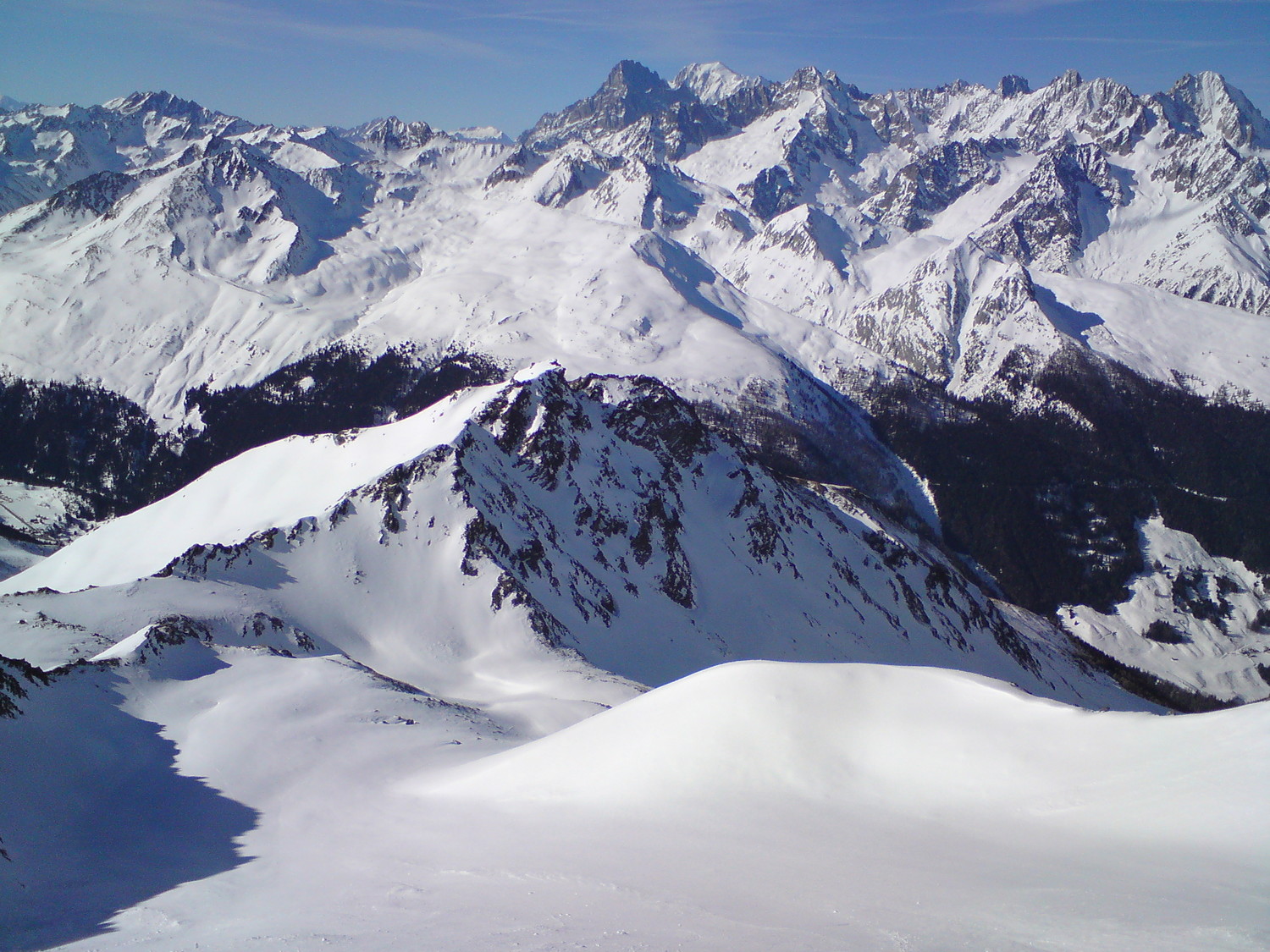 Vue en montant le couloir