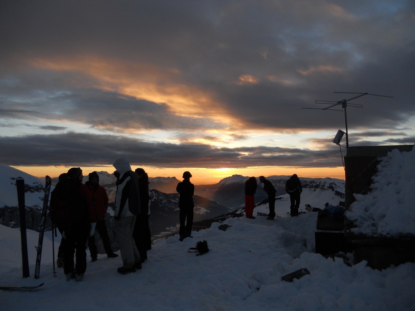 refuge de gramusset le 25 février 2012
