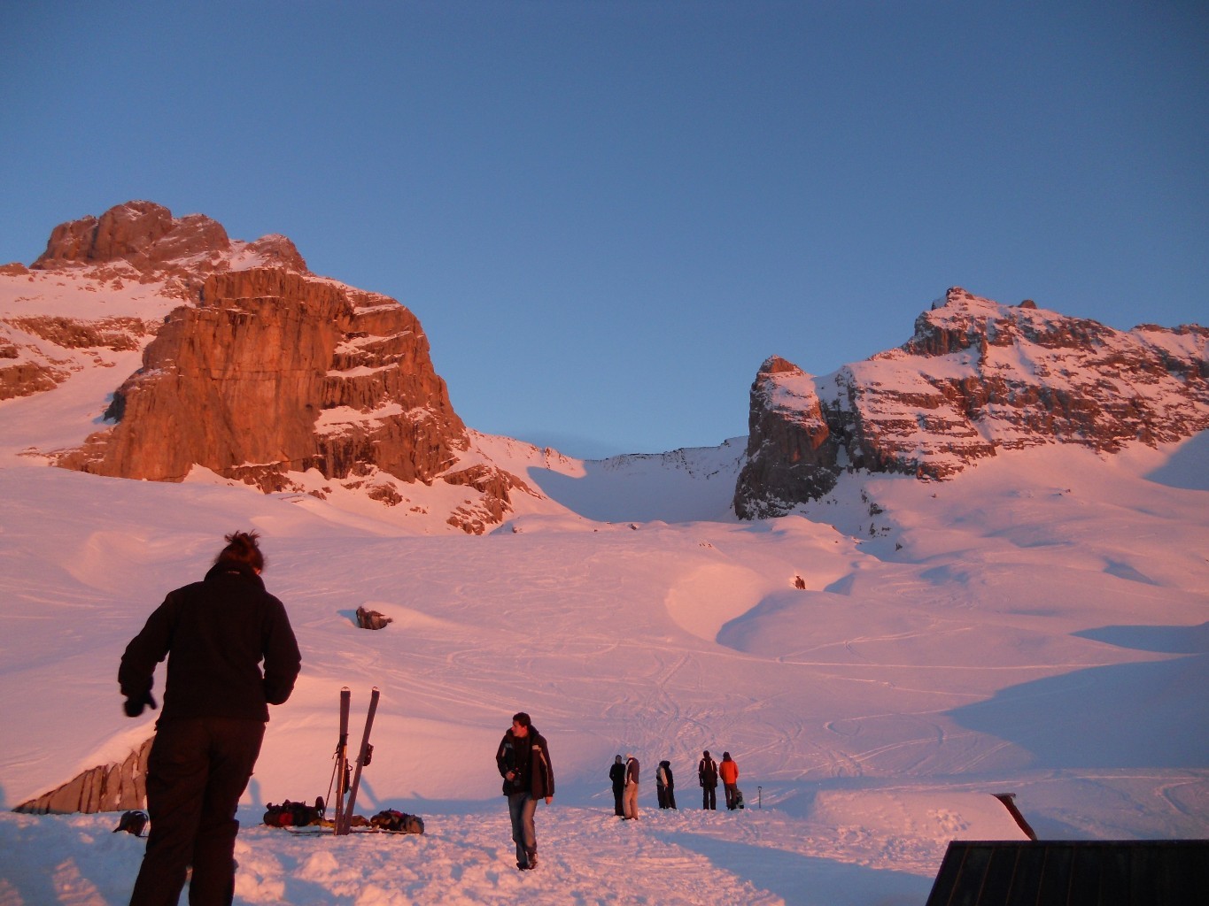 col des verts depuis le refuge de gramusset