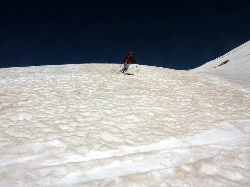 Moquette à poil long dans le haut