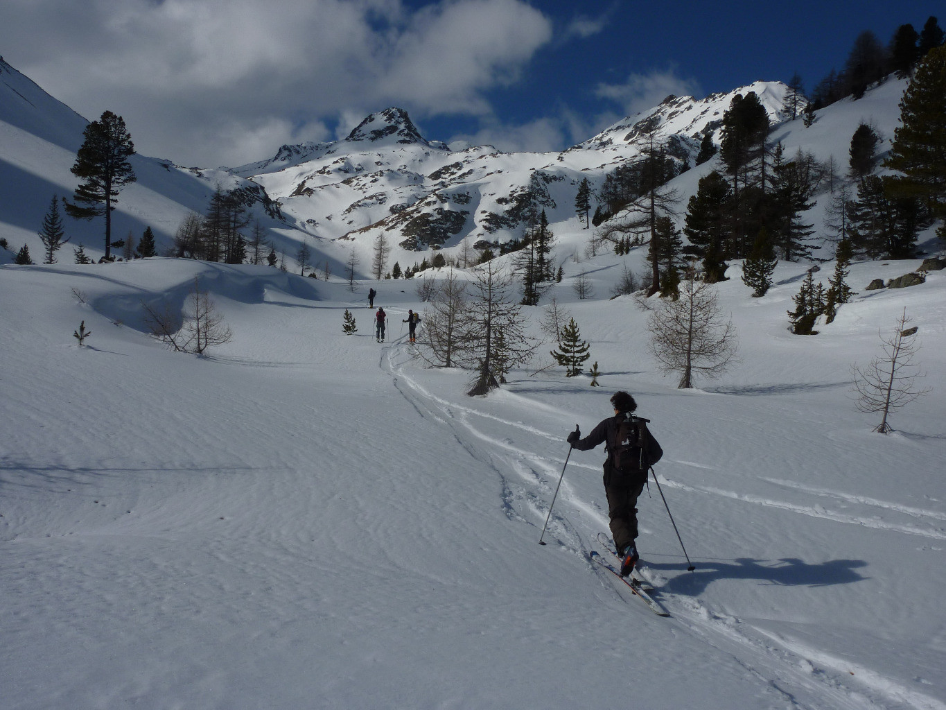 Salendo al Bella Tola quota 2100 ca verso il Bortertalli