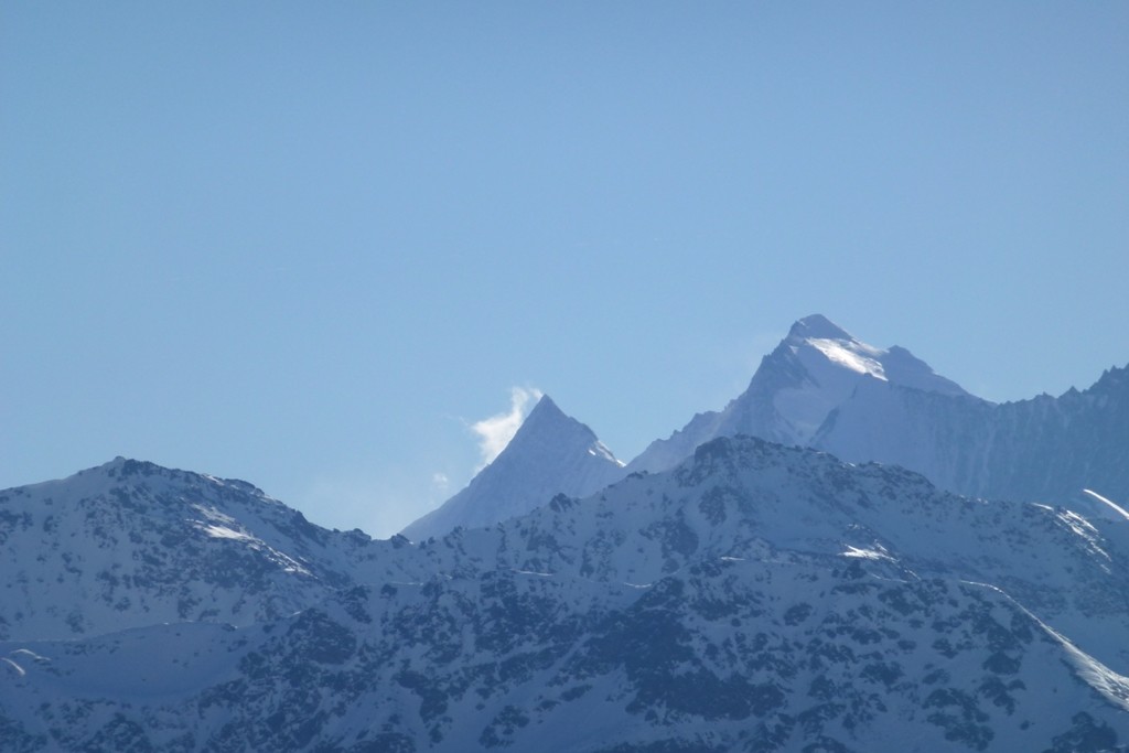 Nuvola su Taschhorn a fianco il Dom