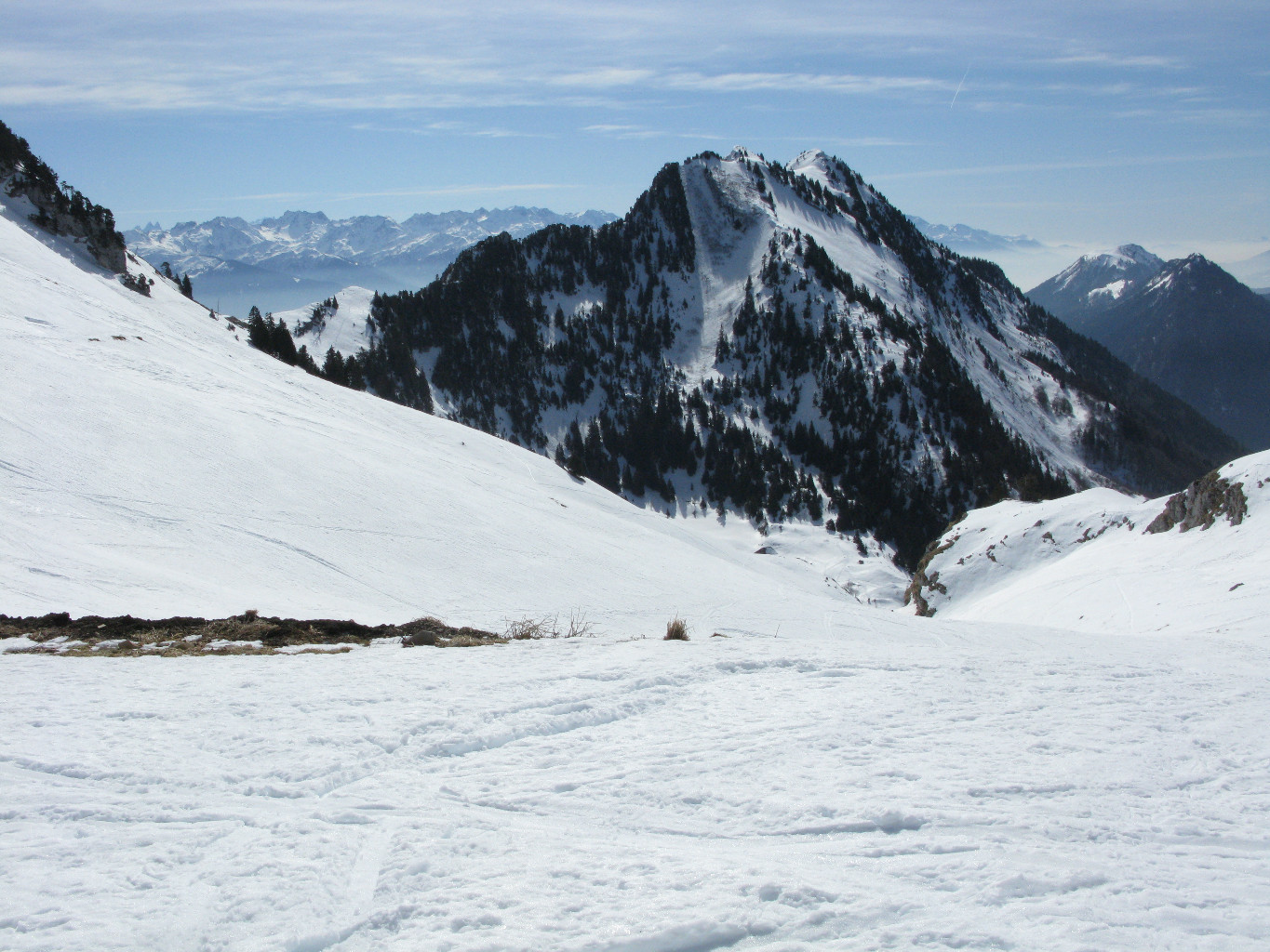 Chalet de Rossane: Rochers de Bade et col de la Cochette