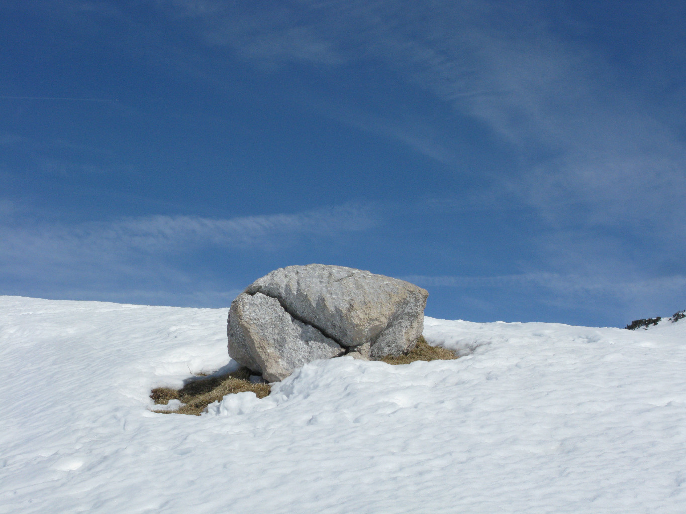 Rocher au col du Colombier