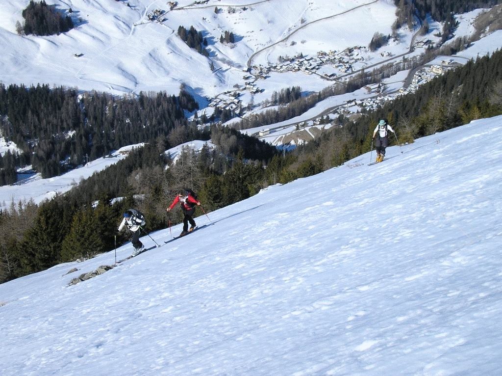 Alpage du Coeur: montée