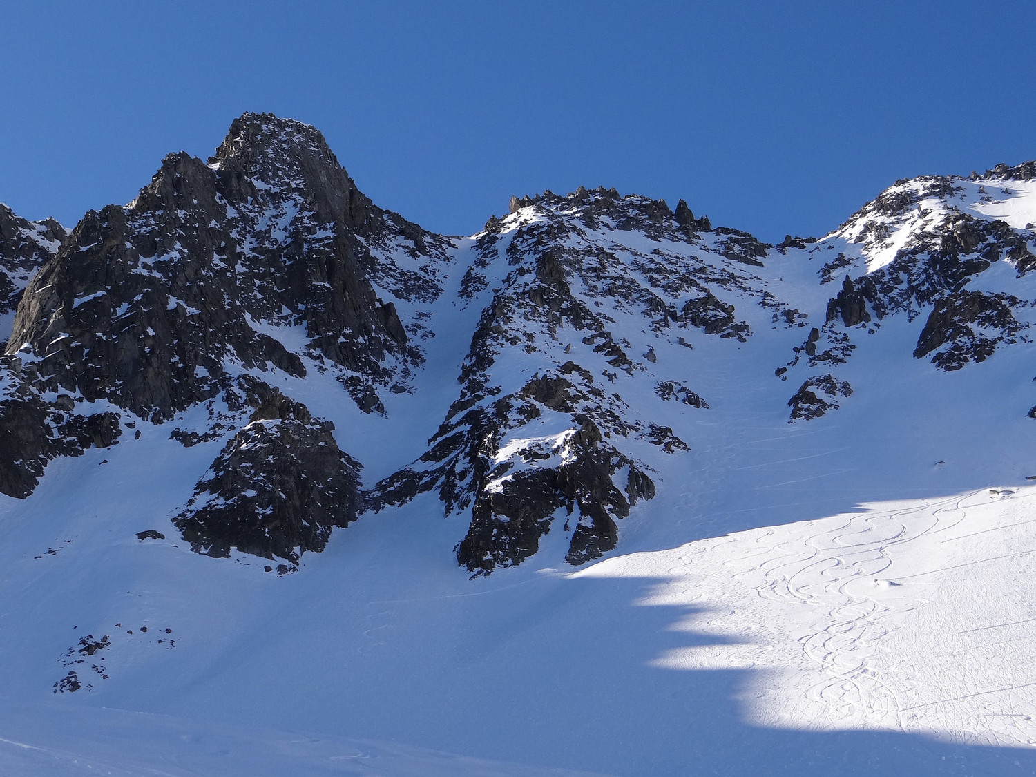 Creux Magnin Couloirs NE