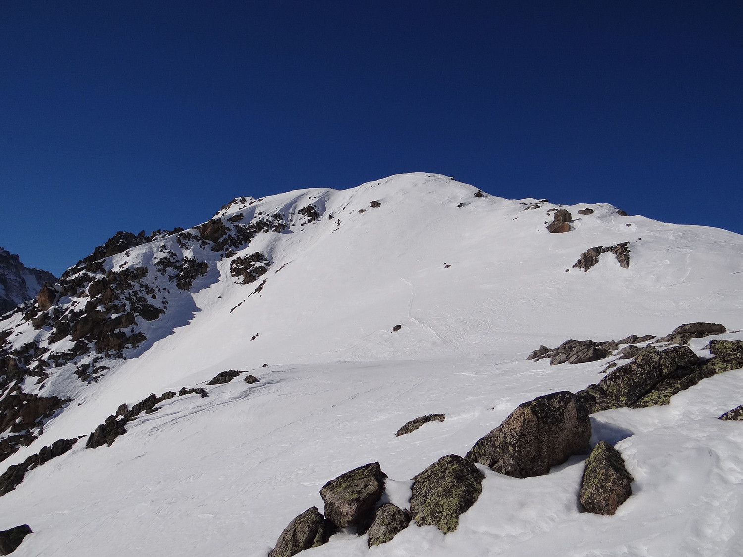 Antécime de l'aiguille de la Cabane (Aig. d'Arpette)