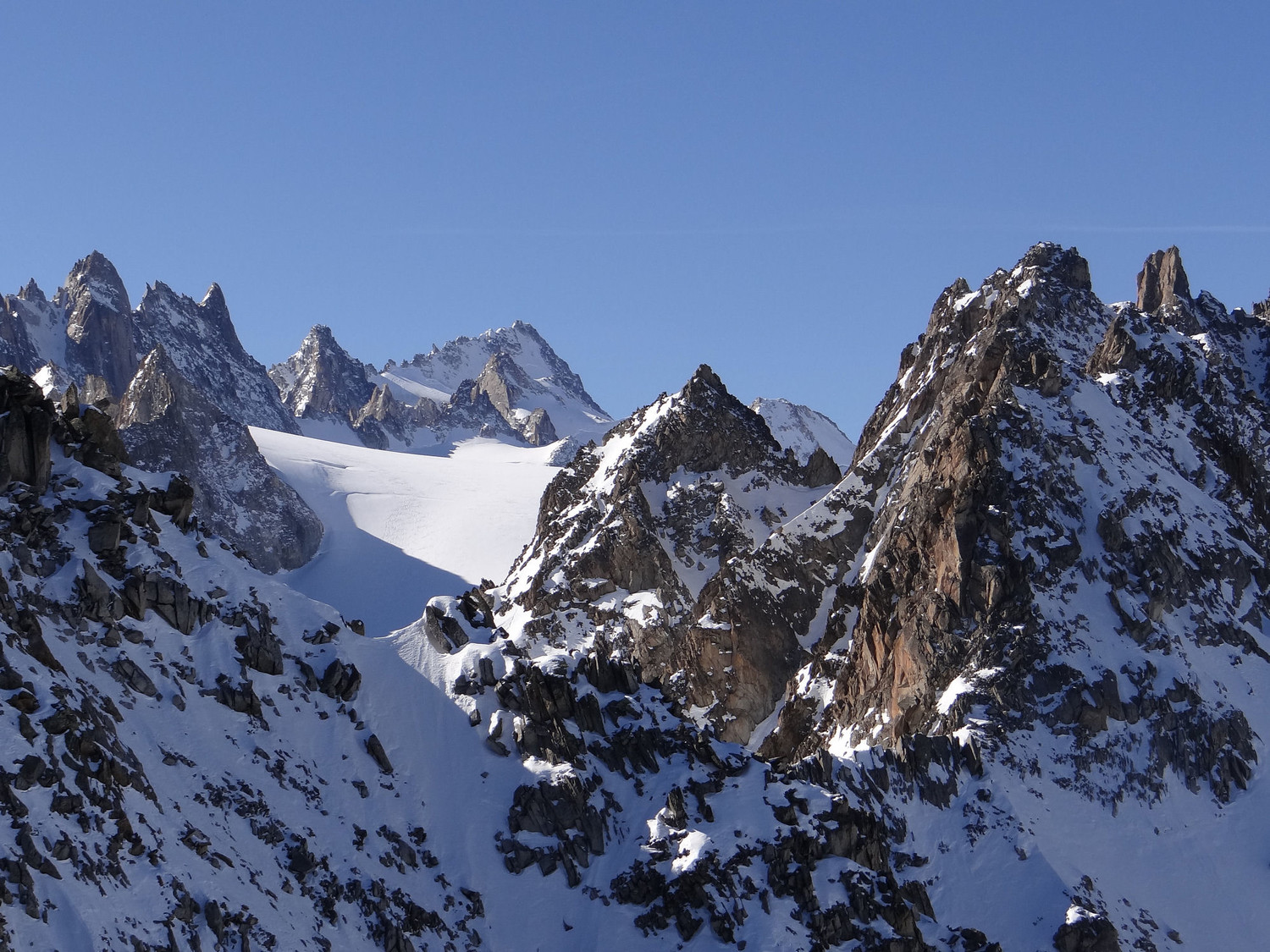Orny et Trient au travers du col d'Arpette