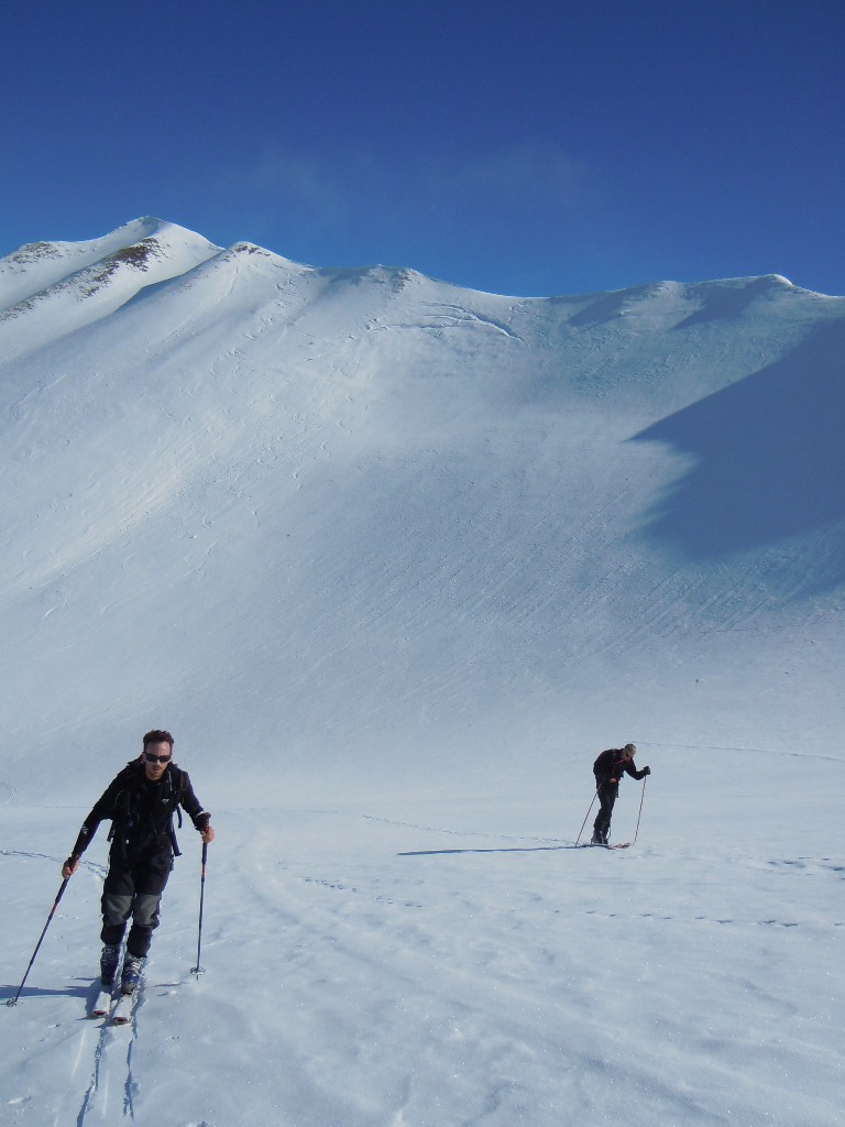 arrivée au col de Bise