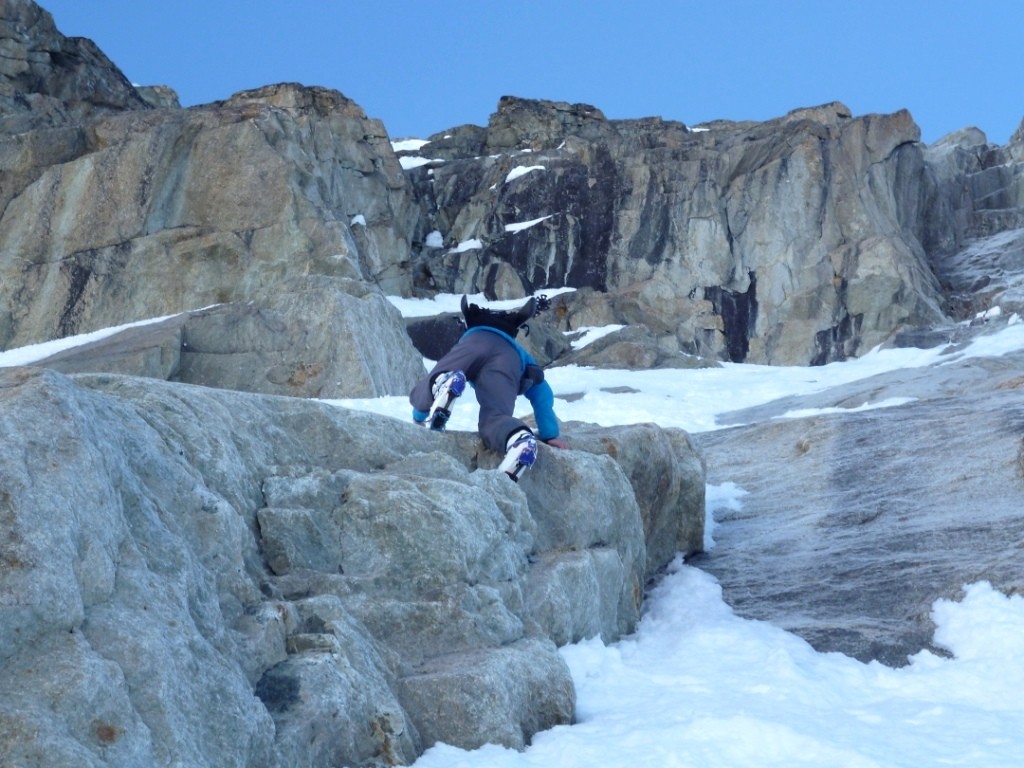 L'accès au couloir du couteau suisse : dés le départ on est dans l'ambiance !