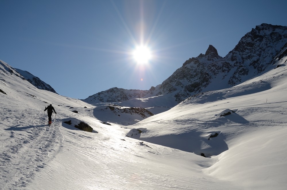 Salendo in Val Muragl