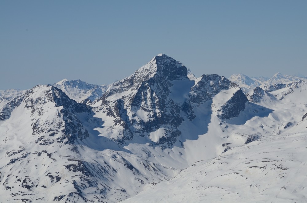 il Piz Julier 3380m dal Piz Muragl 3157m