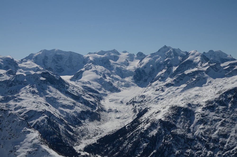 Val Morteratsch dal Piz Clüx 3130m