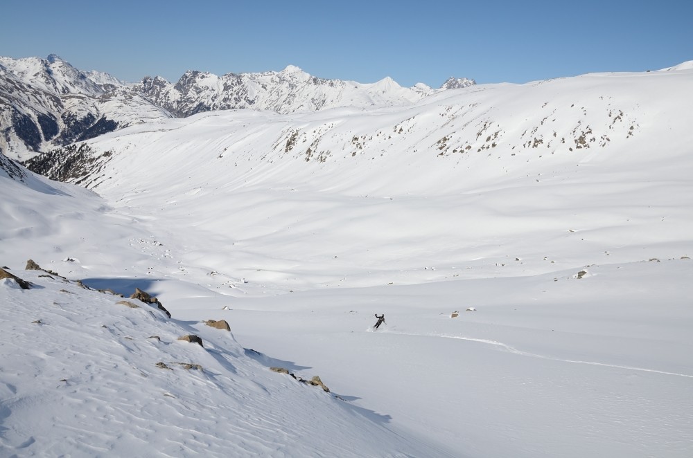discesa in Val Muragl