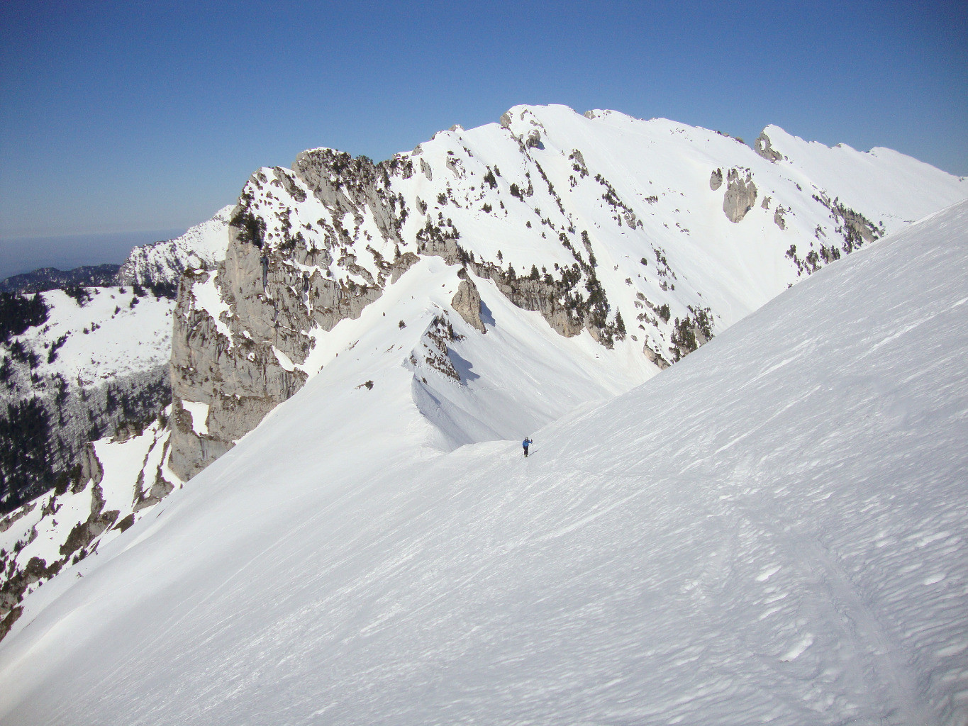 lances malissard et col de bellefond depuis sous le dôme de bellefond