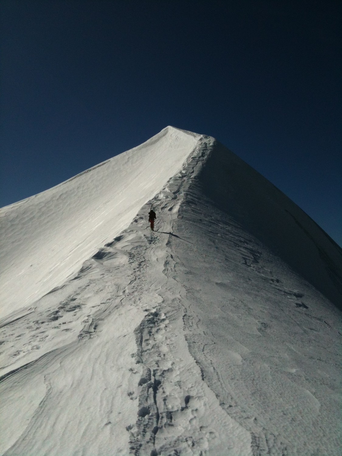 Sur l'arête